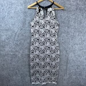 Kimcine Dress Womens Medium Lace Romantic Glam Goth Femme Edge Date Night